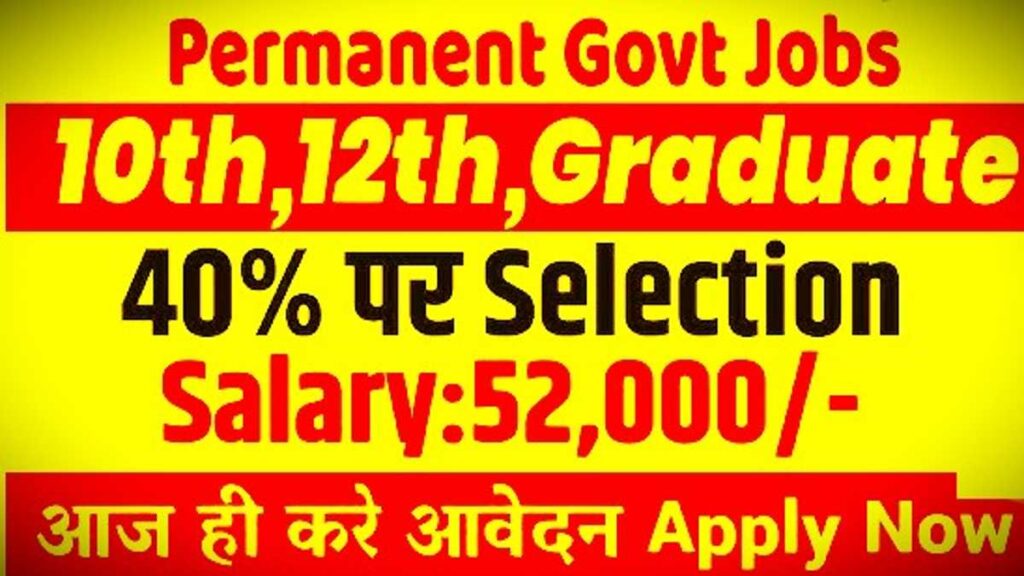 All India Latest Jobs Qualification 8th 10th 12th ITI Graduate Pass Online Apply 