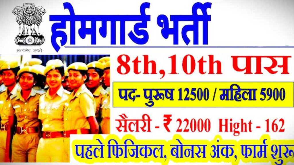 CG Home Guard Bharti Date