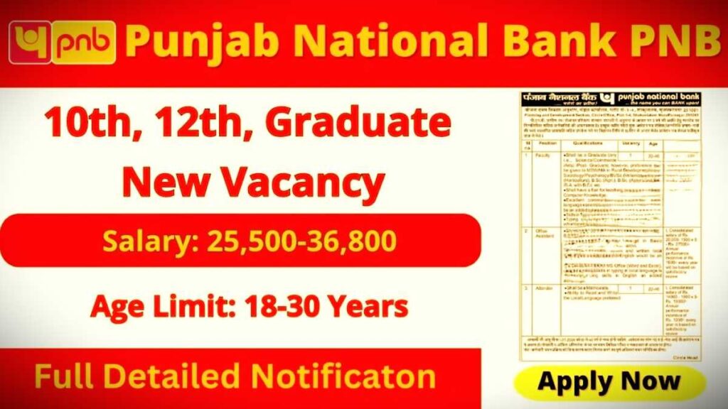 PNB Job Latest Jobs