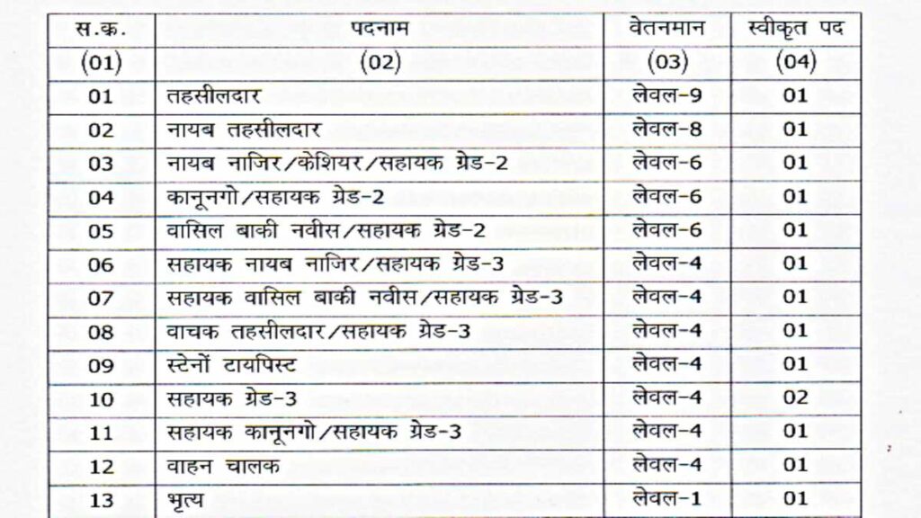 Tehsil Office Job